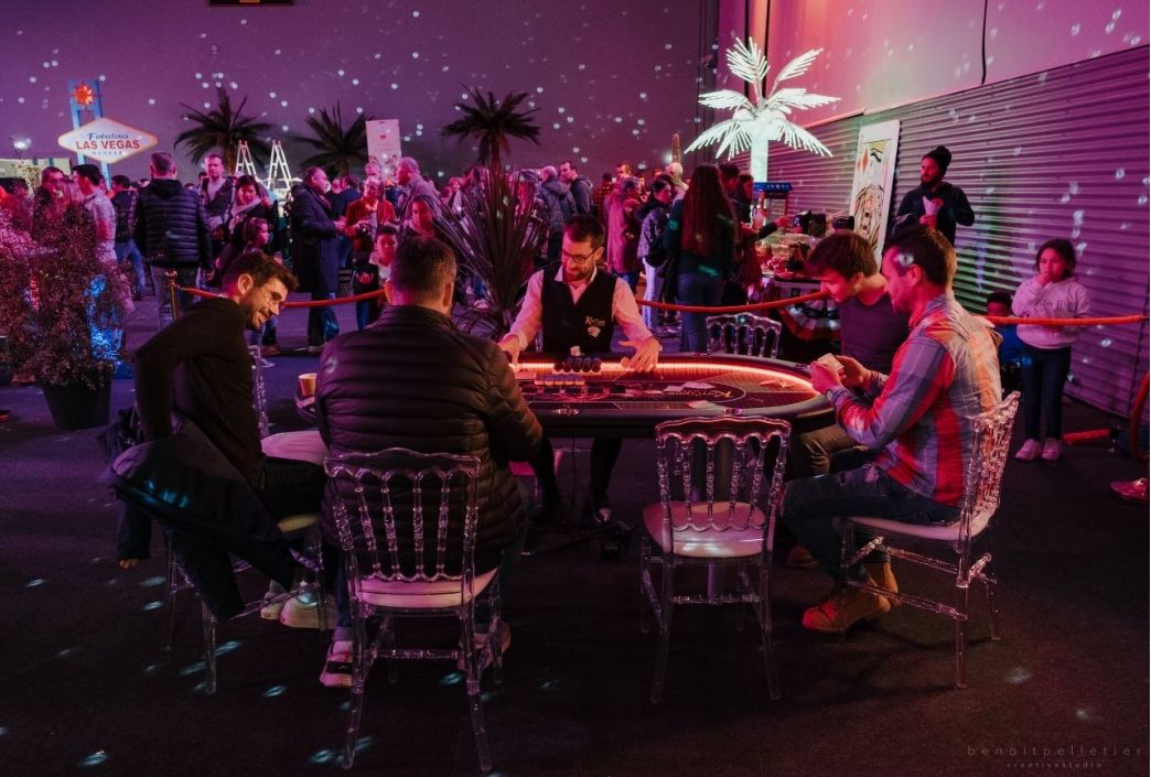 soirée las vegas organisée par l'agence koa pour le brest bretagne handball